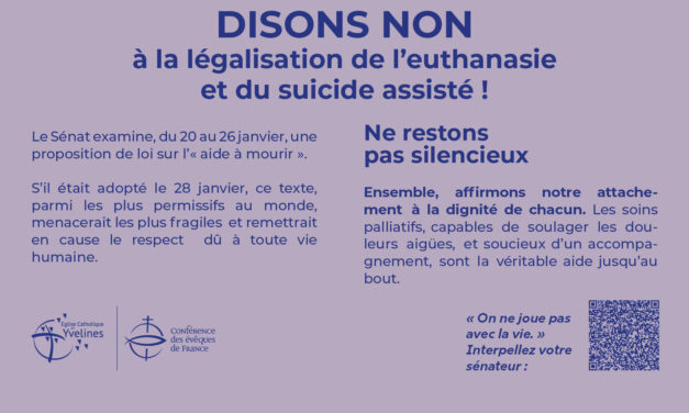 Message de Mgr Luc Crepy sur la proposition de loi sur l&rsquo;aide à mourir 