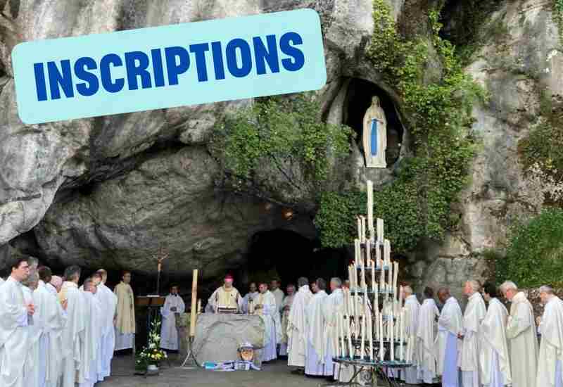 inscriptions lourdes