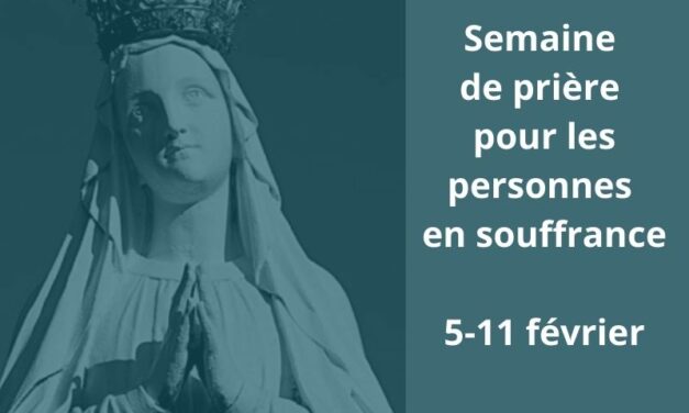 Semaine de prière pour les personnes en souffrance